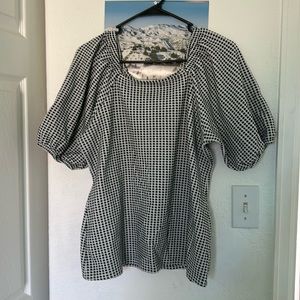 Ava & Viv Black & White Shirt